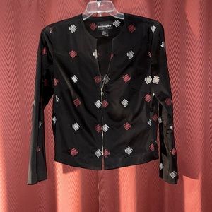 Women’s Black Short-Wasted Jacket